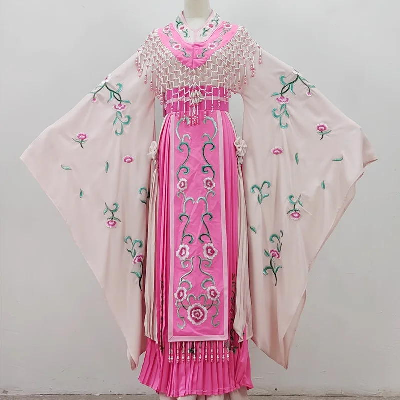 Yue Opera Female of The Conquettish Type Hanfu Lin Daiyu Pink Rose Costume Stage Dance Theatre Performance Outfit Beading Collar
Yue Opera Female of The Conquettish Type Hanfu Lin Daiyu Pink Rose Costume Stage Dance Theatre Performance Outfit Beading Collar