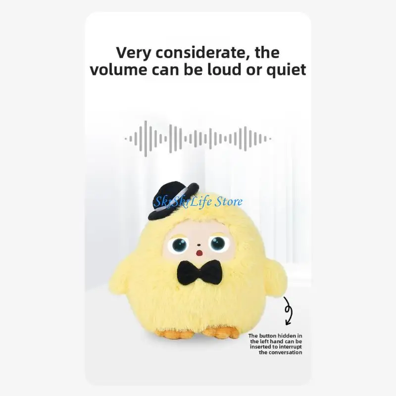 E65E AI Power Doll Early Education Content Voice Interaction and Parental Controls for Child Safety
E65E AI Power Doll Early Education Content Voice Interaction and Parental Controls for Child Safety
