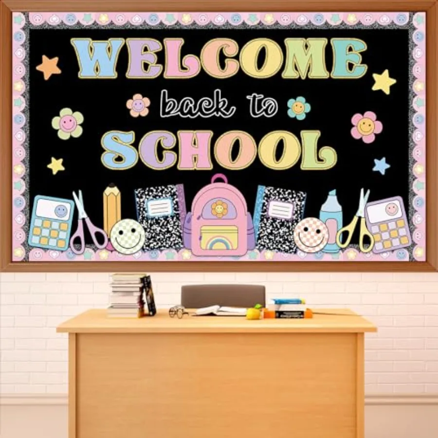 Composition Notebook Classroom Decor Welcome Back to School Bulletin Board Set Smile Face Colorful Composition Notebook Station
Composition Notebook Classroom Decor Welcome Back to School Bulletin Board Set Smile Face Colorful Composition Notebook Station