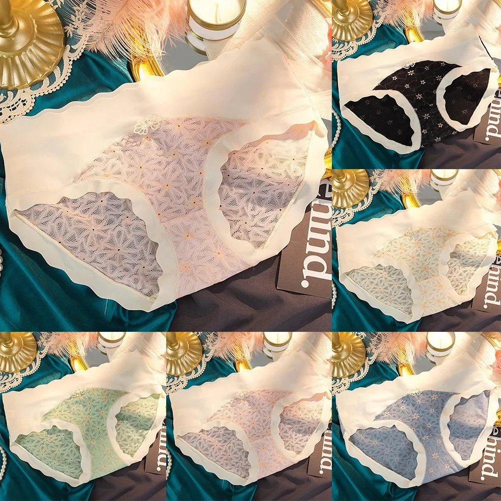New Lace Seamless Briefs Jacquard Casual Daily Underwear Breathable Womens Underwear Spring, Summer, Autumn, Winter
New Lace Seamless Briefs Jacquard Casual Daily Underwear Breathable Womens Underwear Spring, Summer, Autumn, Winter