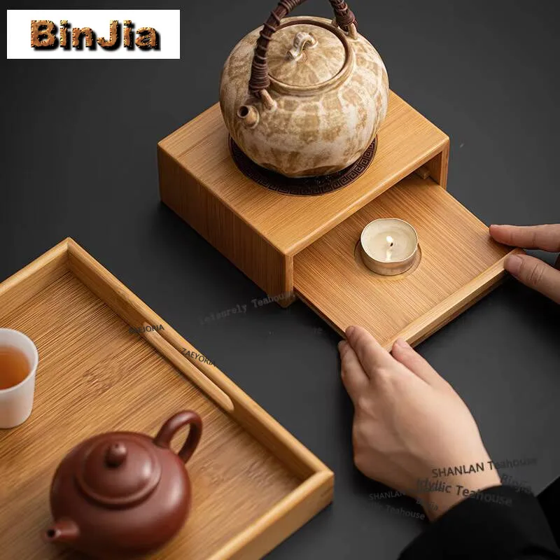 Original Bamboo Color Tea Warmer Holder Candle Heater Stove Kettle Stand Baked Milk Jar Carbon Furnace Tea Items Ornaments Gift
Original Bamboo Color Tea Warmer Holder Candle Heater Stove Kettle Stand Baked Milk Jar Carbon Furnace Tea Items Ornaments Gift