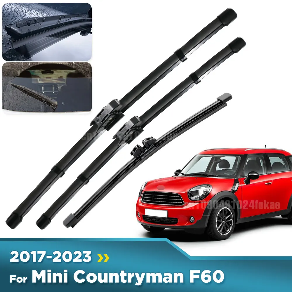 For Mini Countryman F60 2017-2023 2018 2019 2020 Wiper Front & Rear Wiper Blades Windshield Windscreen Window Brushes 23"+21"+10
For Mini Countryman F60 2017-2023 2018 2019 2020 Wiper Front & Rear Wiper Blades Windshield Windscreen Window Brushes 23"+21"+10