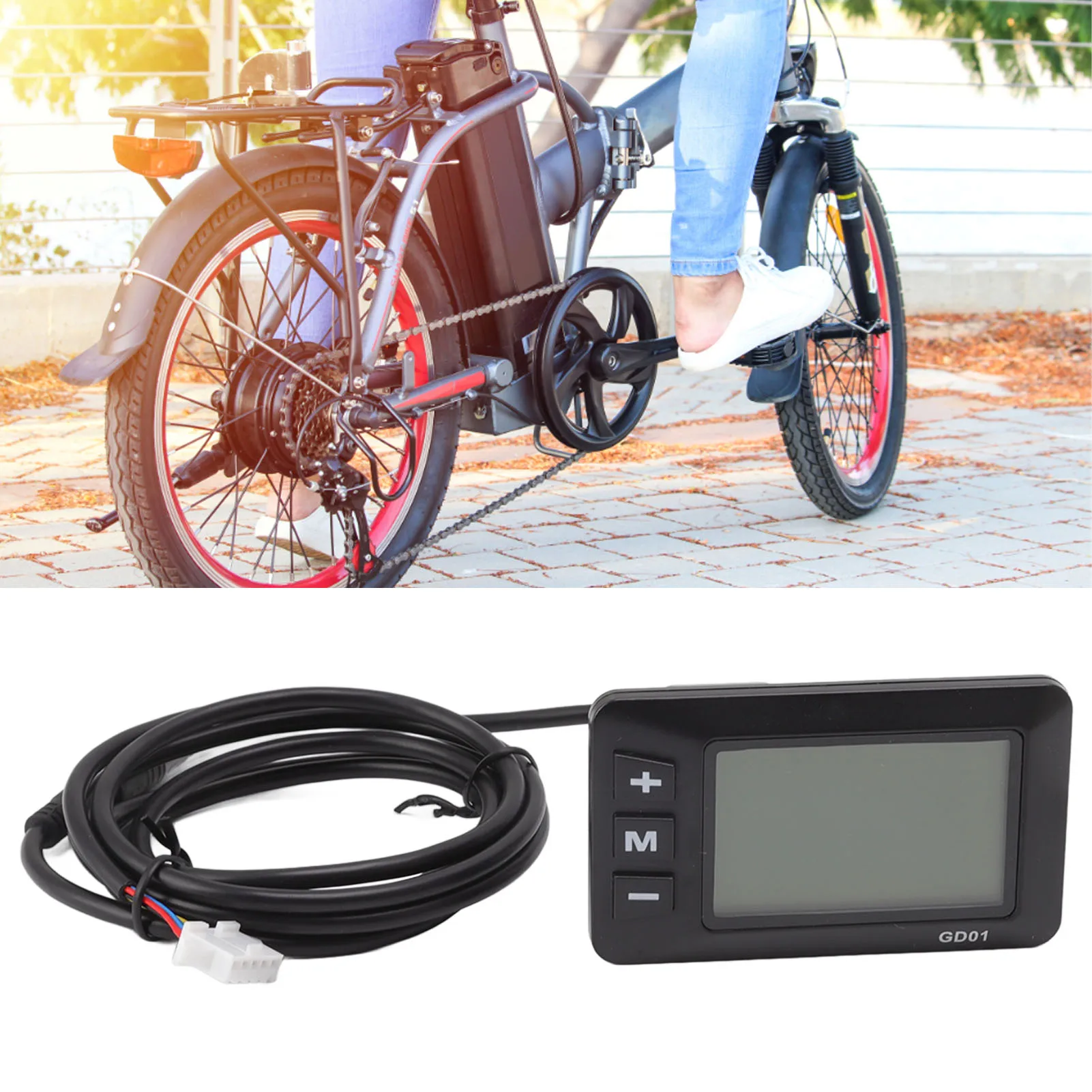 24V 36V 48V Electric Bike LCD GD01 Display Panel Bike Modification Accessories with Waterproof Connector Electric Bike Panel
24V 36V 48V Electric Bike LCD GD01 Display Panel Bike Modification Accessories with Waterproof Connector Electric Bike Panel