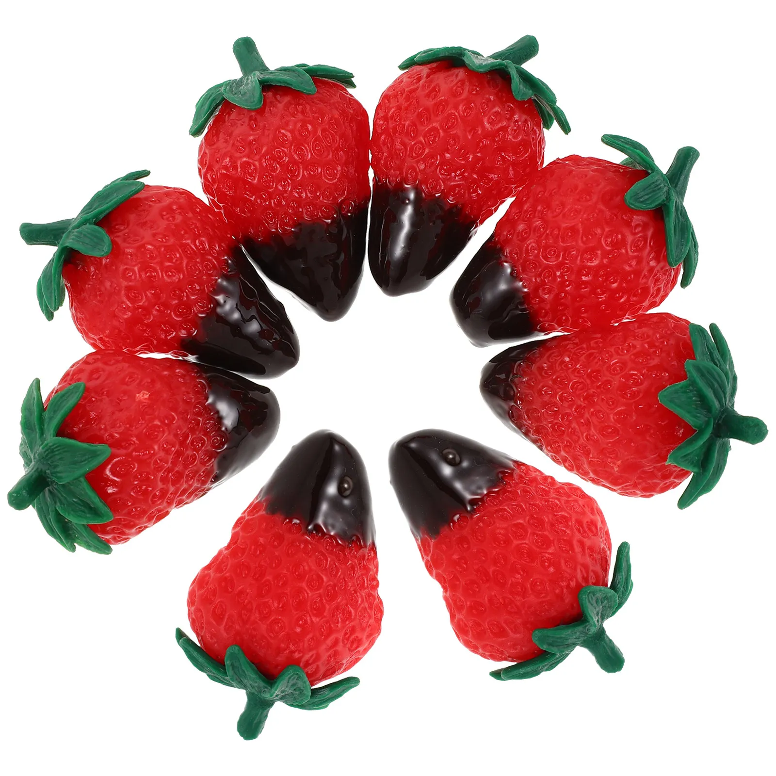 8Pcs Simulation Strawberry Artificial Decorative Fruit Chocolate Dipped Style Fake Strawberries for Home Restaurant Decor
8Pcs Simulation Strawberry Artificial Decorative Fruit Chocolate Dipped Style Fake Strawberries for Home Restaurant Decor