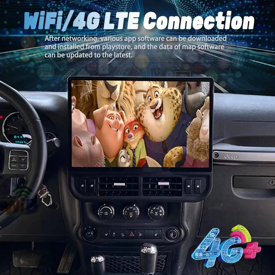 Wireless Carplay Android Auto Stereo Navigation GPS Multimedia Player Heat Unit 16.8inch Car Radio For Jeep Wrangler 2011-2017
Wireless Carplay Android Auto Stereo Navigation GPS Multimedia Player Heat Unit 16.8inch Car Radio For Jeep Wrangler 2011-2017