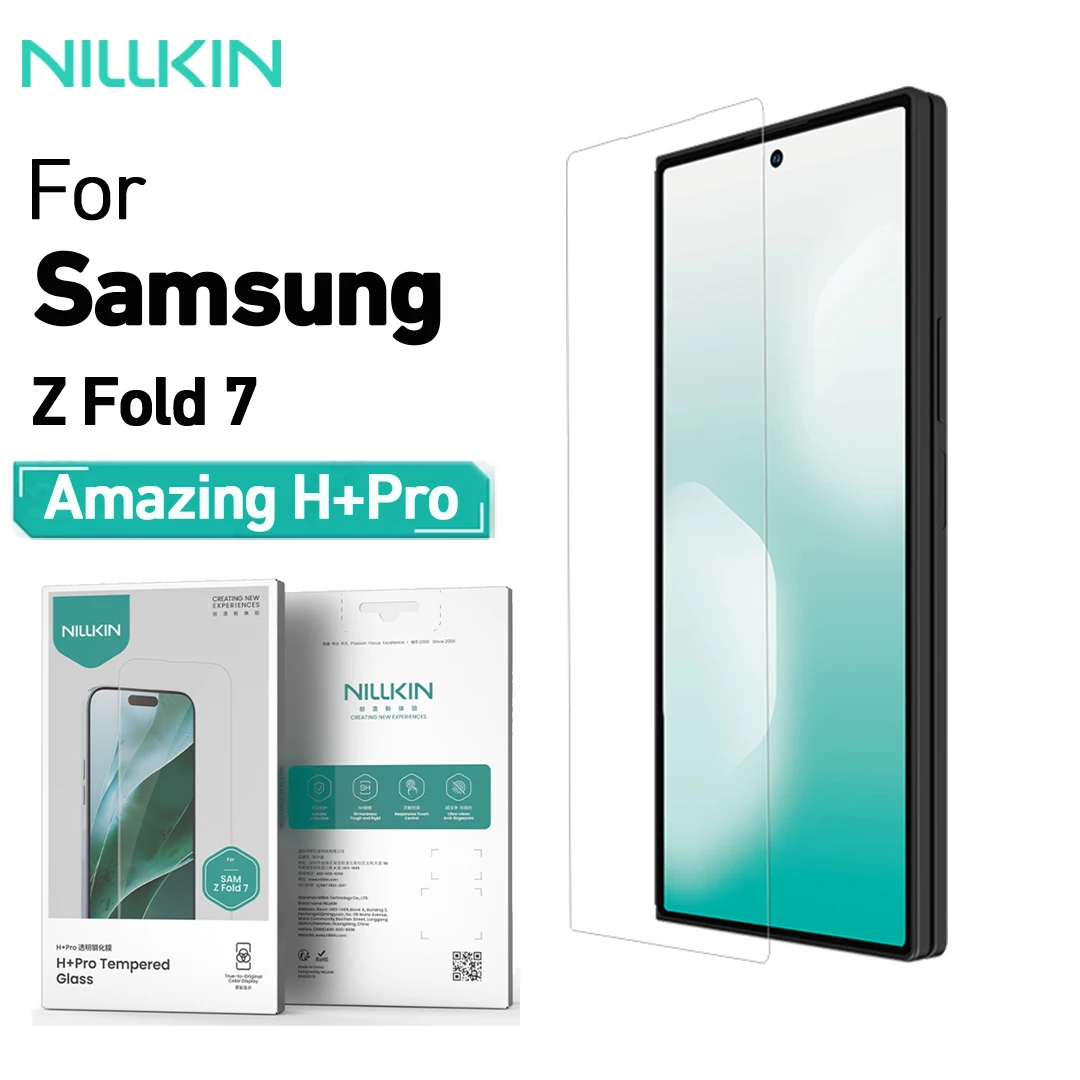 Nillkin Amazing H+PRO Tempered Glass for Samsung Galaxy Z Fold 7, 9H Hardness, 0.2mm Ultra-thin, Anti-explosion Screen Protector
Nillkin Amazing H+PRO Tempered Glass for Samsung Galaxy Z Fold 7, 9H Hardness, 0.2mm Ultra-thin, Anti-explosion Screen Protector