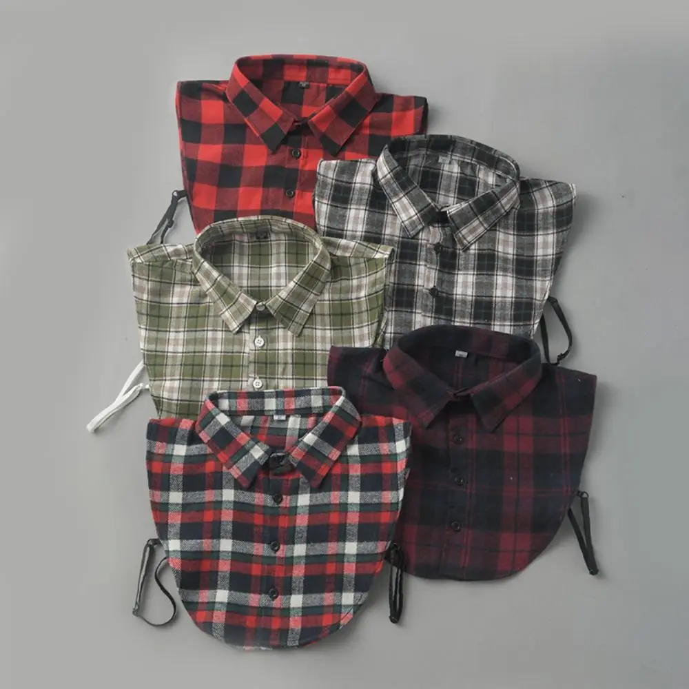 Fashion Grid Detachable Collar Cotton Clothing Accessory Lapel Fake Collar Top Neckwear False Shirt Collar Sweater Accessory
Fashion Grid Detachable Collar Cotton Clothing Accessory Lapel Fake Collar Top Neckwear False Shirt Collar Sweater Accessory
