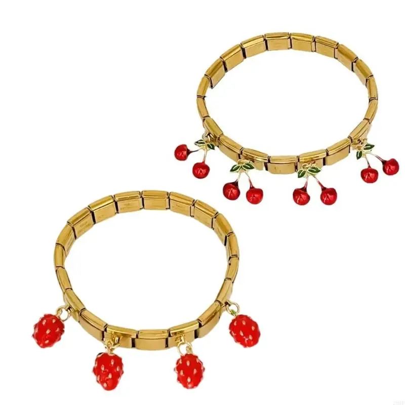 2025 New Comfortable and Sturdy Stainless Steel Fruit Charm Bracelet for Sensitive Skin
2025 New Comfortable and Sturdy Stainless Steel Fruit Charm Bracelet for Sensitive Skin
