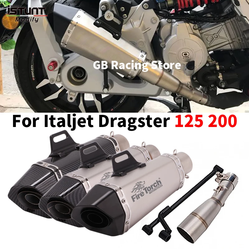 For Italjet Dragster 125 200 Motorcycle Systems Exhaust Escape Moto Modified Mid Link Pipe Special Accessories With Muffler
For Italjet Dragster 125 200 Motorcycle Systems Exhaust Escape Moto Modified Mid Link Pipe Special Accessories With Muffler