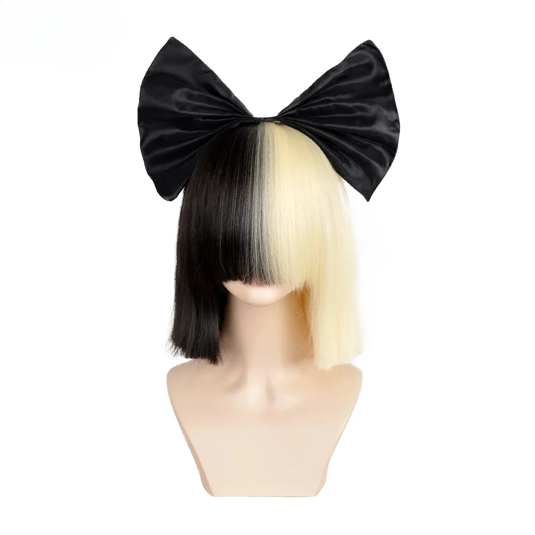 Fashion Short Women Straight SIA Cosplay Black Blonde Bob Wigs Adult Synthetic Heat Resistant Hair Halloween Accessories Props
Fashion Short Women Straight SIA Cosplay Black Blonde Bob Wigs Adult Synthetic Heat Resistant Hair Halloween Accessories Props