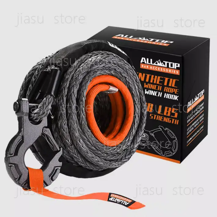 Heavy-Duty ALL-TOP Winch Rope, Nylon Off-Road Tow Rope, Extended Thickened Recovery Rope for Vehicle Rescue
Heavy-Duty ALL-TOP Winch Rope, Nylon Off-Road Tow Rope, Extended Thickened Recovery Rope for Vehicle Rescue