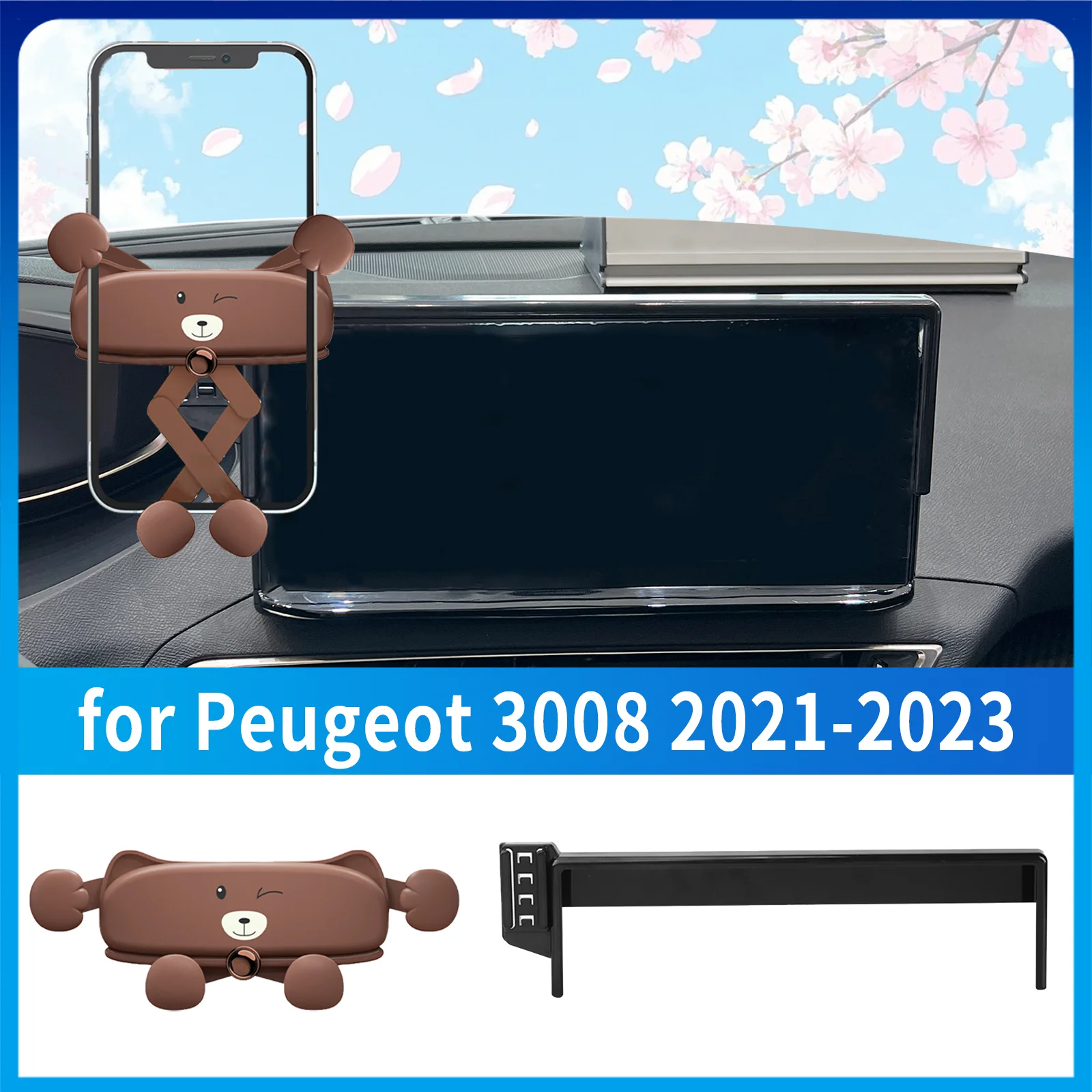 for Peugeot 3008 2021-2023 cute cartoon style Accessories Car Mobile Phone Holder GPS Bracket Navigation Stand Auto
for Peugeot 3008 2021-2023 cute cartoon style Accessories Car Mobile Phone Holder GPS Bracket Navigation Stand Auto