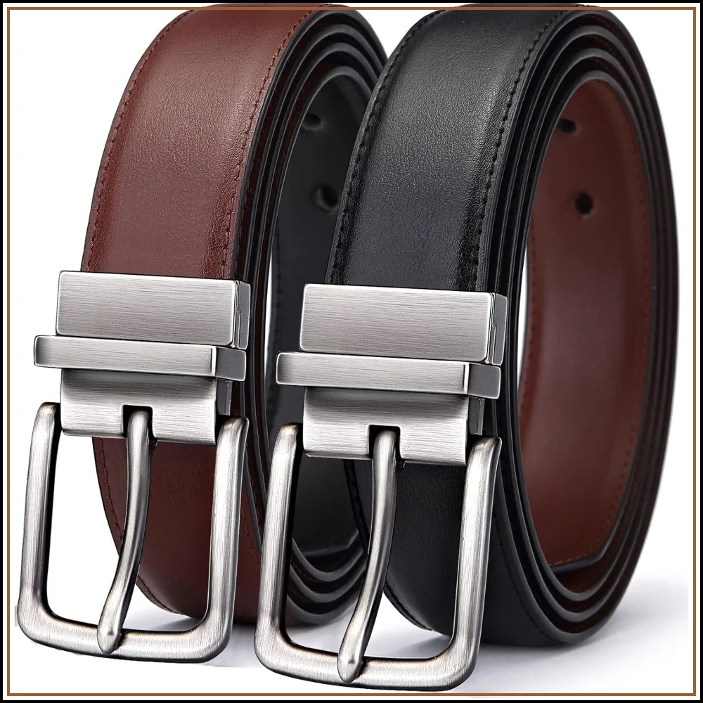 Reversible Men's Belt, Adjustable 1.25" - Cut for Fit, 2 Sides in 1 Belt
Reversible Men's Belt, Adjustable 1.25" - Cut for Fit, 2 Sides in 1 Belt