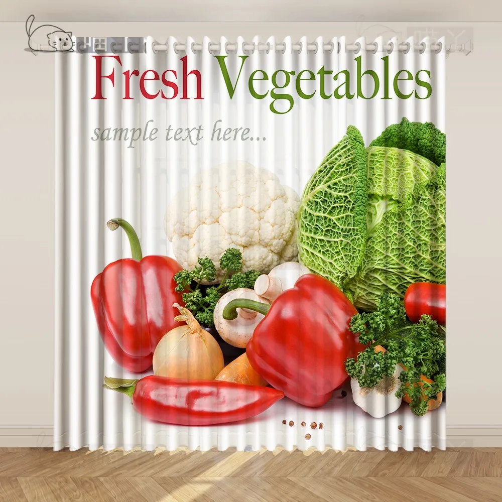 2Panel Food Vegetable Curtain Fruit Short Curtain Tomato Eggplant Curtain for Kitchen Window Grommet Top Cortinas para cozinha
2Panel Food Vegetable Curtain Fruit Short Curtain Tomato Eggplant Curtain for Kitchen Window Grommet Top Cortinas para cozinha