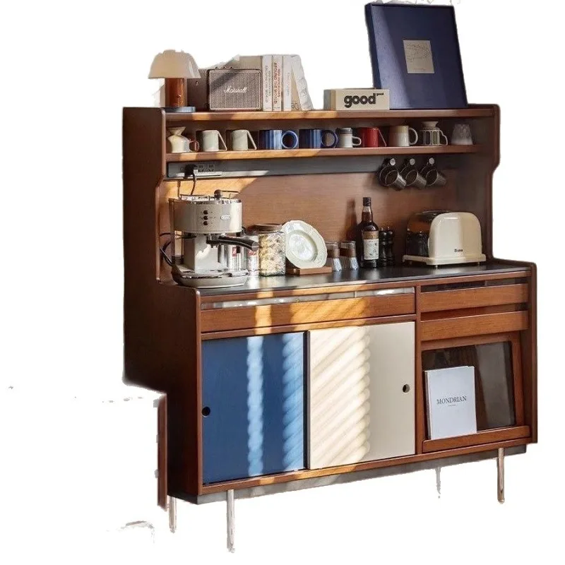 Nordic medieval meal side retro storage solid wood rock slab against the wall living room integrated tea household locker coffee
Nordic medieval meal side retro storage solid wood rock slab against the wall living room integrated tea household locker coffee