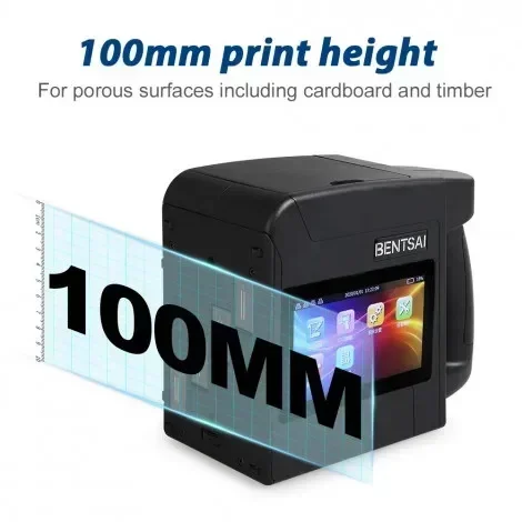 Willita 10cm Wide Format Inkjet Printer Large-Character Portable Handheld Inkjet Printer for Marking Barcode Numbers Date
Willita 10cm Wide Format Inkjet Printer Large-Character Portable Handheld Inkjet Printer for Marking Barcode Numbers Date