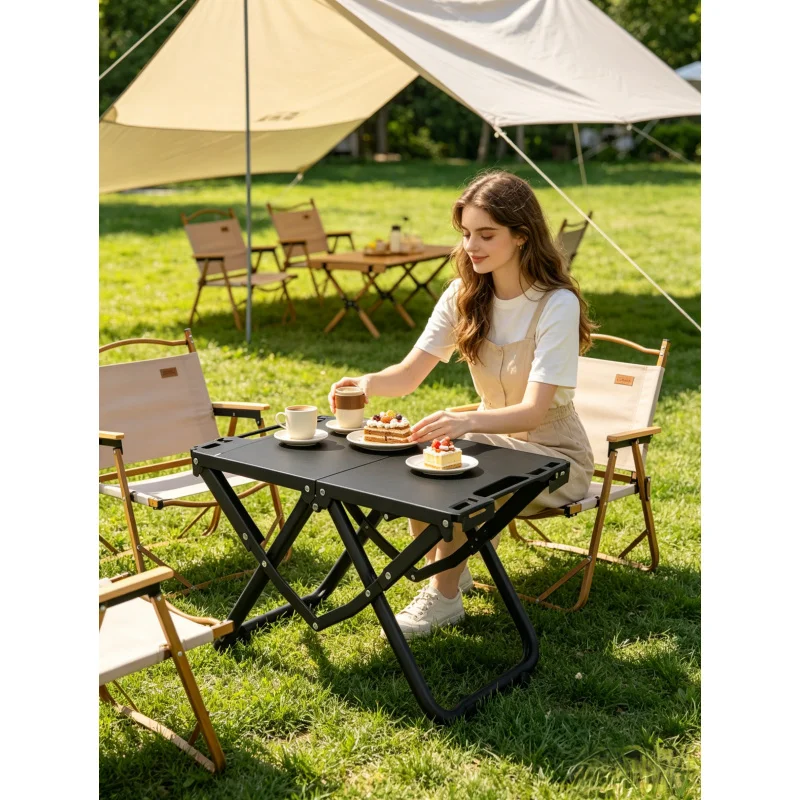Lightweight Carbon Steel Foldable Camping Table – Multipurpose for BBQ, Picnic, Outdoor Travel & Hiking
Lightweight Carbon Steel Foldable Camping Table – Multipurpose for BBQ, Picnic, Outdoor Travel & Hiking
