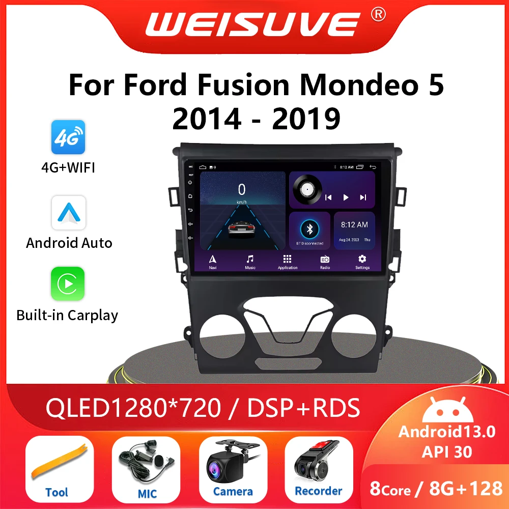 2 Din Android 13 Carplay Авто GPS для Ford Mondeo 5 Fusion 2012-2019 автомобильное радио мультимедийный плеер Видео Стерео головное устройство 4G WIFI
2 Din Android 13 Carplay Авто GPS для Ford Mondeo 5 Fusion 2012-2019 автомобильное радио мультимедийный плеер Видео Стерео головное устройство 4G WIFI
