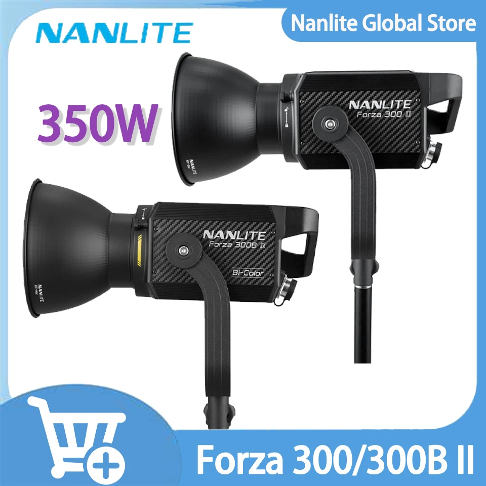 Nanlite Forza 300 II Daylight Forza 300B II Bi-Color 350W LED Monolight Photograyphy Light for Studio Outdoor Live Fill Light
Nanlite Forza 300 II Daylight Forza 300B II Bi-Color 350W LED Monolight Photograyphy Light for Studio Outdoor Live Fill Light
