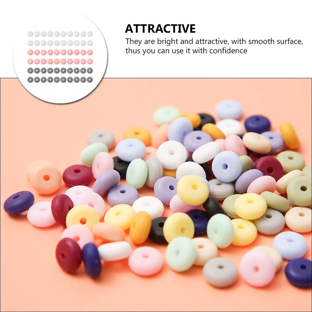 105 Pcs Pacifier Chain Accessories Pram Toys Silicone Beads Prop Silica Gel Clip Loose Baby
105 Pcs Pacifier Chain Accessories Pram Toys Silicone Beads Prop Silica Gel Clip Loose Baby