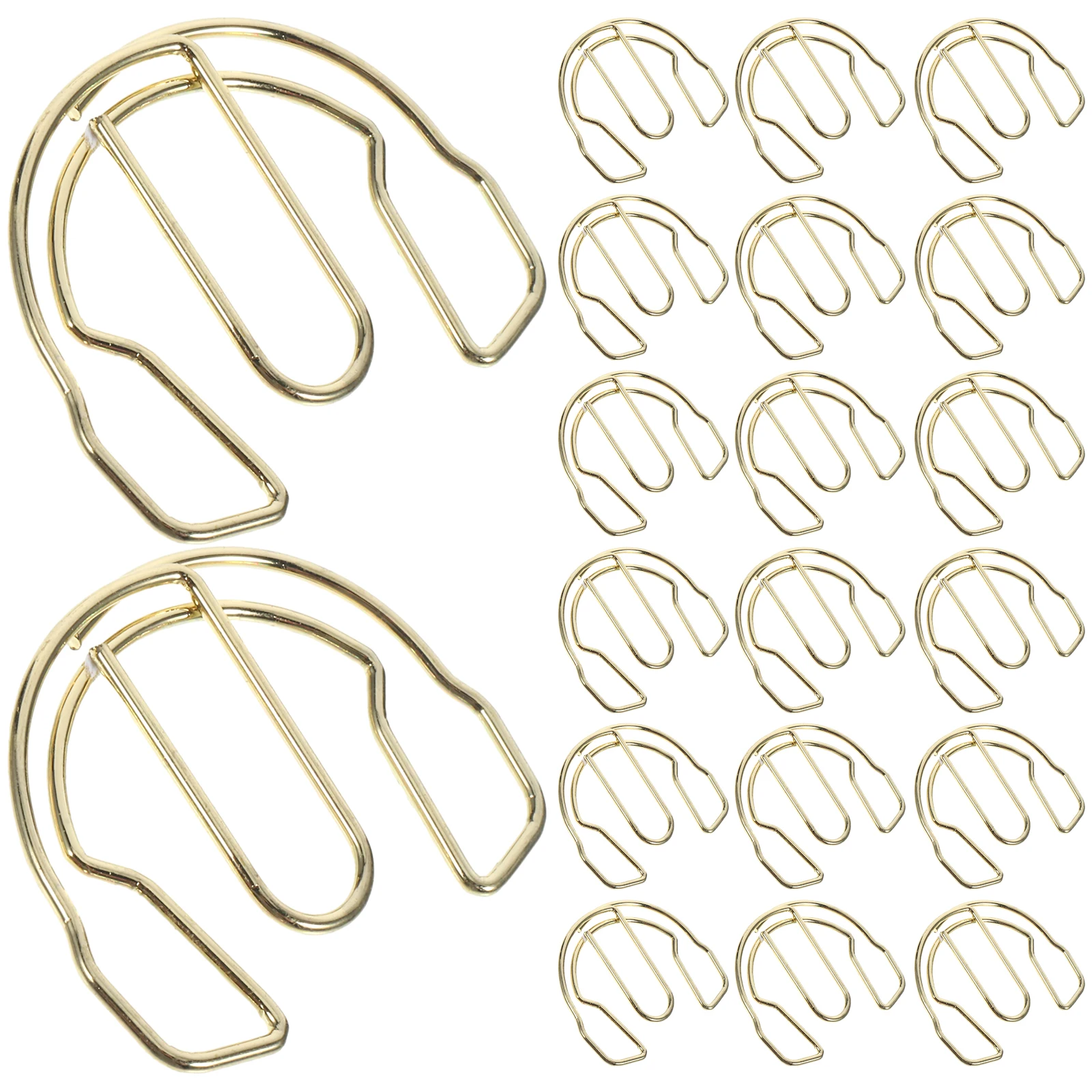50pcs Headphones Shaped Paper Clips Golden Metal Office Supply Craft Accessories Bulk Practical Decorative
50pcs Headphones Shaped Paper Clips Golden Metal Office Supply Craft Accessories Bulk Practical Decorative