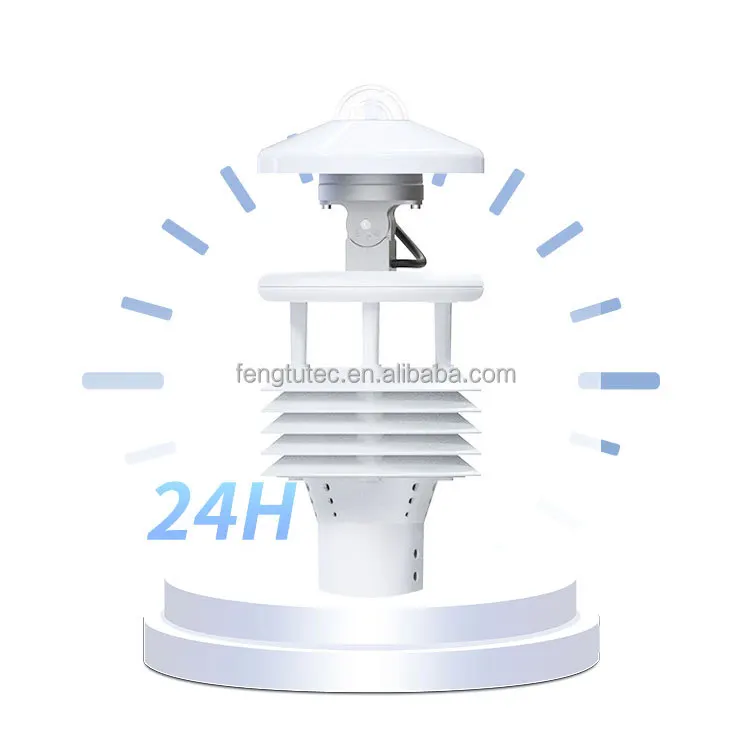 Professional Ultrasonic Wind Speed Wind Direction Temperature Humidity Pressure Agriculture Weather Station
Professional Ultrasonic Wind Speed Wind Direction Temperature Humidity Pressure Agriculture Weather Station