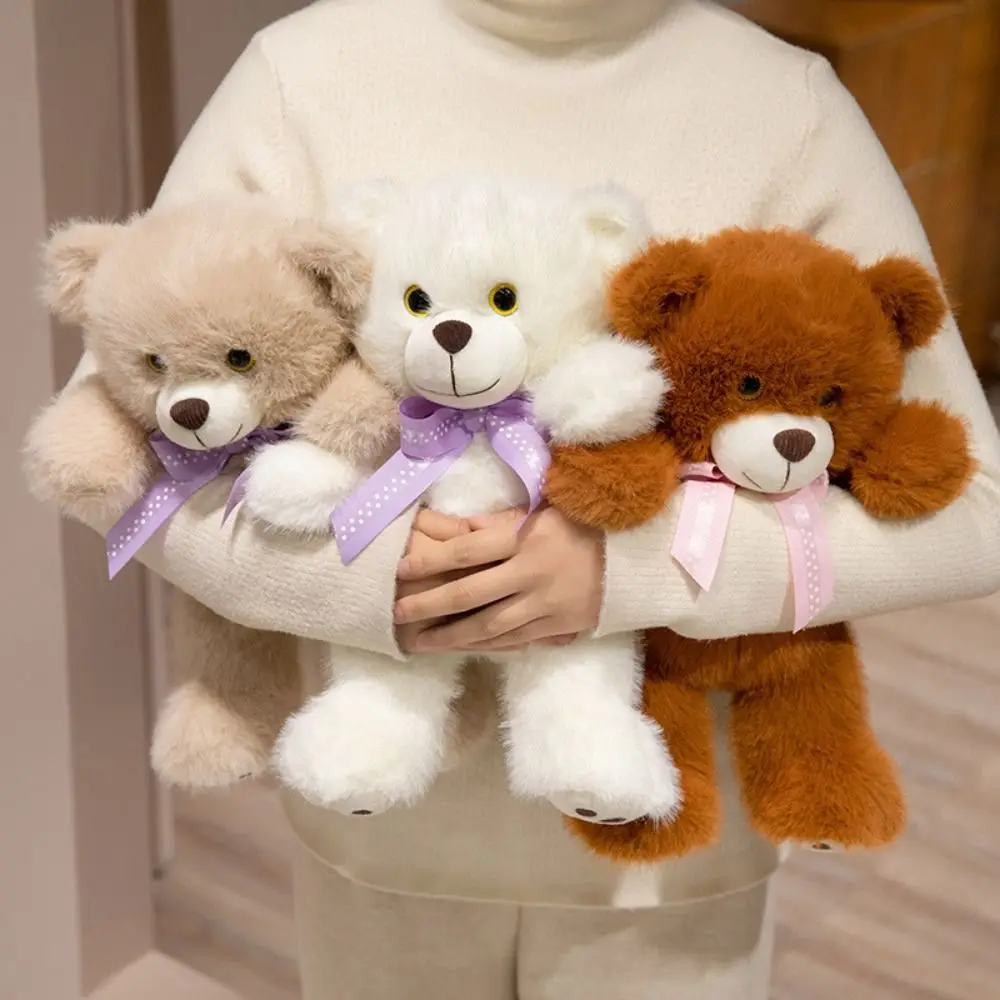Ribbon Bow Tie Bow Bear Plush Toys 3D Eyes Couple Bears Plush Bear Doll Simulation Cartoon Stuffed Animal Pillow
Ribbon Bow Tie Bow Bear Plush Toys 3D Eyes Couple Bears Plush Bear Doll Simulation Cartoon Stuffed Animal Pillow