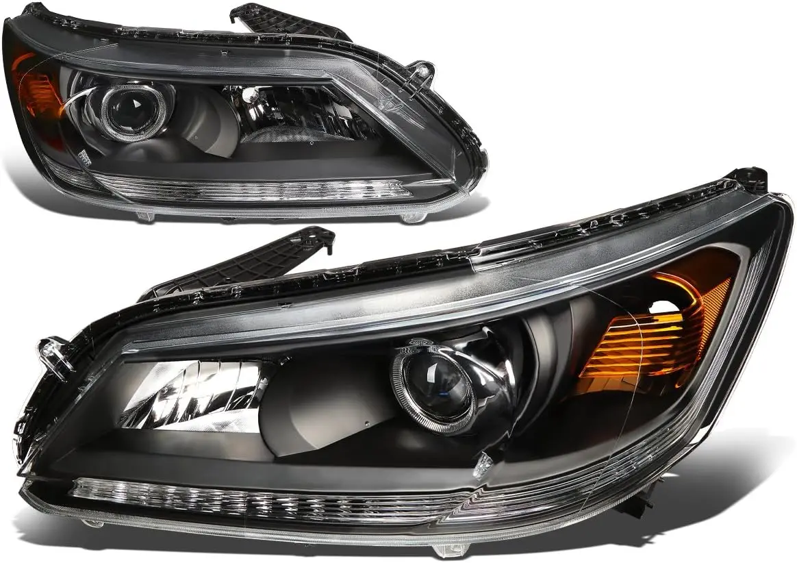 Headlights Assembly Compatible with 2013 2014 2015 Honda Accord 4-Door Sedan 9th Gen, Driver Passenger Side Halogen Headlamps Re
Headlights Assembly Compatible with 2013 2014 2015 Honda Accord 4-Door Sedan 9th Gen, Driver Passenger Side Halogen Headlamps Re