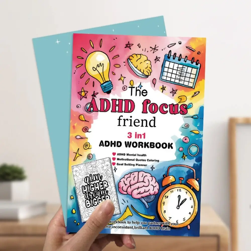 Three In 1 Daily Planner Concentration-Oriented Multifunctional Organizer Planner Psychological Adjustment Cartoon
Three In 1 Daily Planner Concentration-Oriented Multifunctional Organizer Planner Psychological Adjustment Cartoon