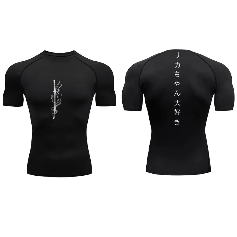 Мужские компрессионные футболки для бега, фитнеса и тренировок, эластичные спортивные топы, влагоотводящие облегающие майки для мужчин
Мужские компрессионные футболки для бега, фитнеса и тренировок, эластичные спортивные топы, влагоотводящие облегающие майки для мужчин