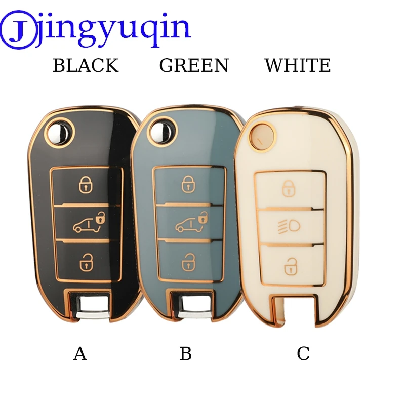 Jingyuqin Arrival чехол для автомобильного ключа из ТПУ, брелок для Peugeot 208 2008 301 308 508 5008 для Citroen C-Elysee C4-Cactus Smart Key
Jingyuqin Arrival чехол для автомобильного ключа из ТПУ, брелок для Peugeot 208 2008 301 308 508 5008 для Citroen C-Elysee C4-Cactus Smart Key