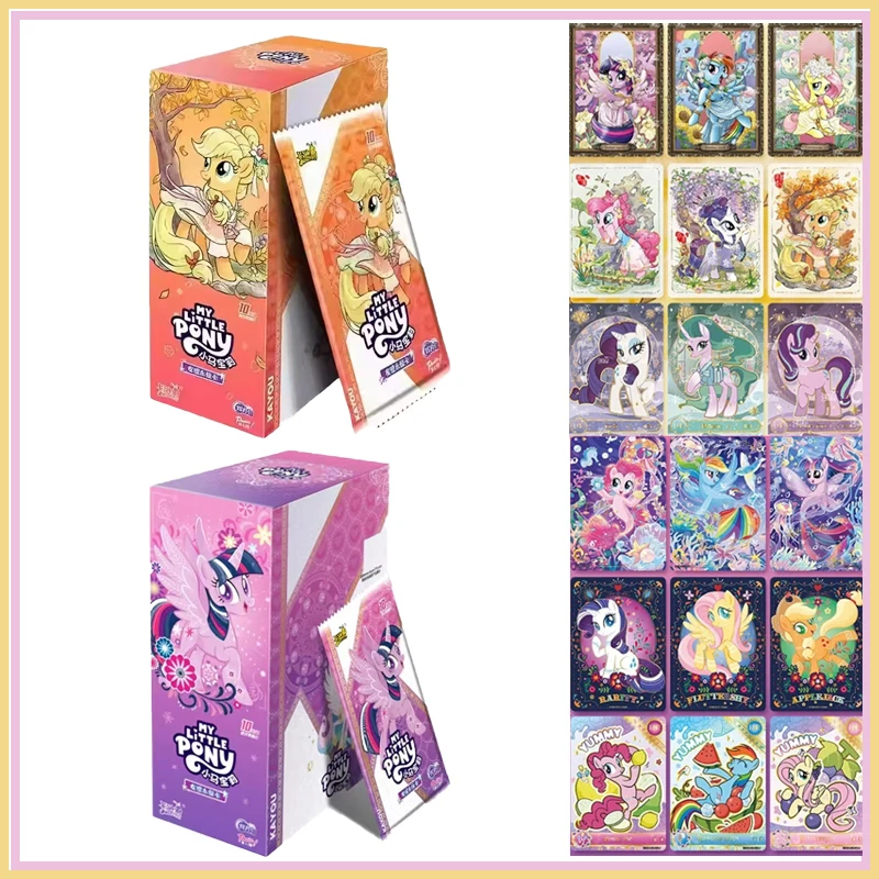 Аниме My Little Pony Moon Pack Series 6-7 Оригинальные коллекционные коллекционные коллекционные коллекционные карточки Красивый подарочный набор для детей Коллекция редких карточек
Аниме My Little Pony Moon Pack Series 6-7 Оригинальные коллекционные коллекционные коллекционные коллекционные карточки Красивый подарочный набор для детей Коллекция редких карточек