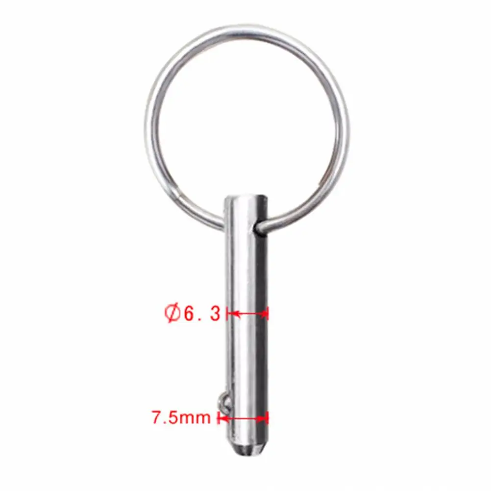 6 Safety Pins Clevis Bimini Ball Marine Grade Stainless Steel Boat Hardware Accessories Durable Corrosion Resistance
6 Safety Pins Clevis Bimini Ball Marine Grade Stainless Steel Boat Hardware Accessories Durable Corrosion Resistance
