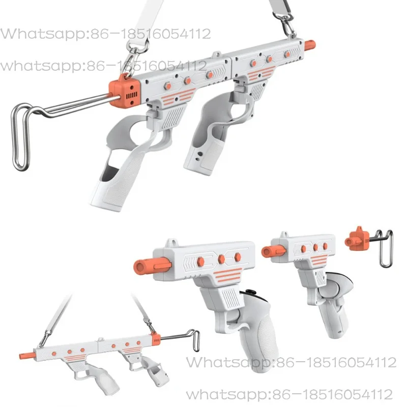 VR Gun Stock For Meta Quest 3/3S VR Shooting Game Accessories Enhanced Shooter Gaming Experience Controller Grips for Quest 3S/3
VR Gun Stock For Meta Quest 3/3S VR Shooting Game Accessories Enhanced Shooter Gaming Experience Controller Grips for Quest 3S/3