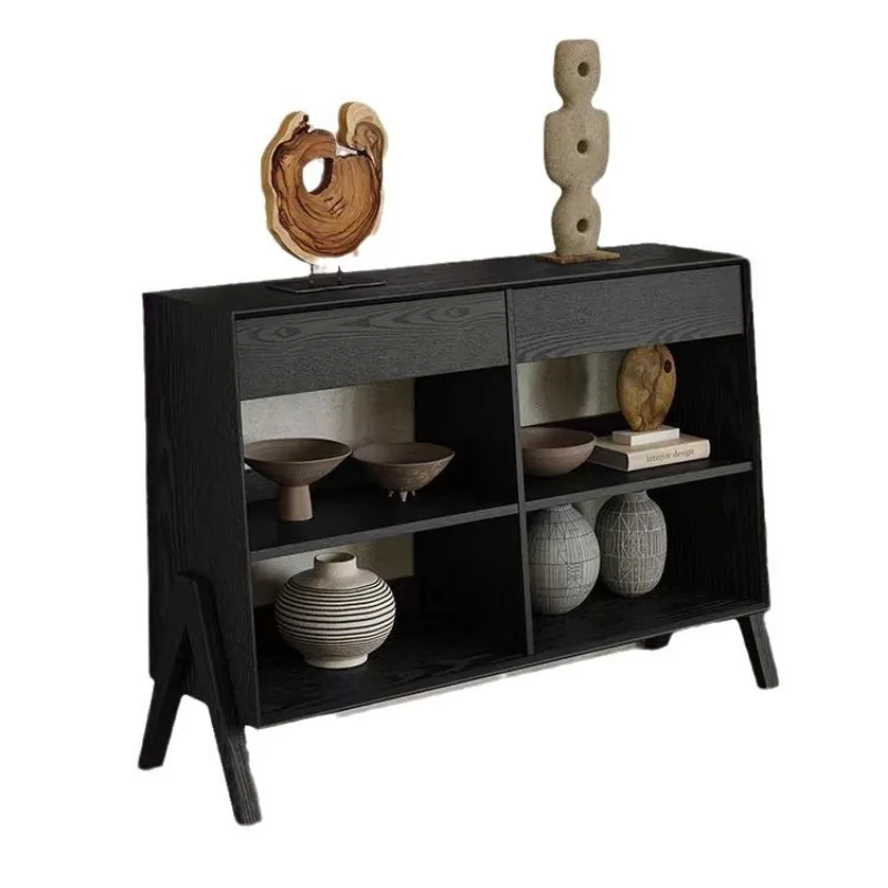 wabi-sabi wind bedroom solid wood dining side cabinet, living room retro entrance, homestay locker
wabi-sabi wind bedroom solid wood dining side cabinet, living room retro entrance, homestay locker