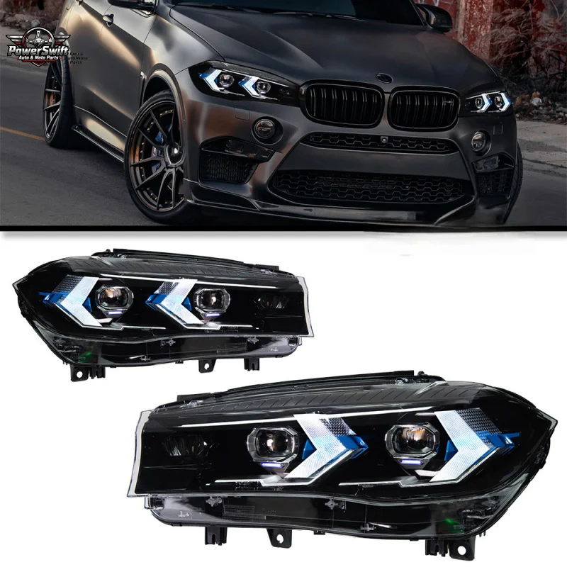 Suitable for 14-18 BMW X5 F15 Headlight Assembly LED Flowing Daytime Running Modified G05 Arrow Style Turn Signal Lights
Suitable for 14-18 BMW X5 F15 Headlight Assembly LED Flowing Daytime Running Modified G05 Arrow Style Turn Signal Lights