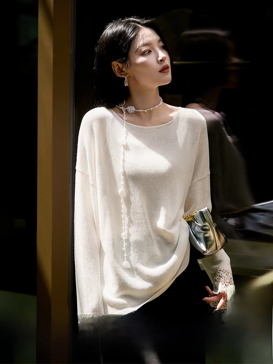 Romantic Handmade Knitted Flower Loose Women's Top New Thin Spring Summer Fashionable Casual Breathable Comfortable Knitwear
Romantic Handmade Knitted Flower Loose Women's Top New Thin Spring Summer Fashionable Casual Breathable Comfortable Knitwear