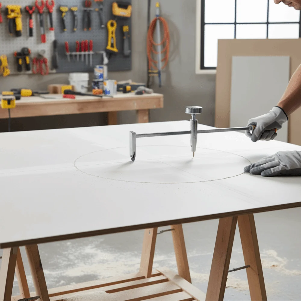 Adjustable Gypsum Board Drill Spiral Lightweight Round Cutter Dustbowl Hand Tools Circle Cutter Plasterboard Cutting
Adjustable Gypsum Board Drill Spiral Lightweight Round Cutter Dustbowl Hand Tools Circle Cutter Plasterboard Cutting