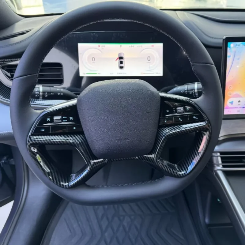 For BYD HiAce 07EV 2024 Interior Styling AccessoriesABS Carbon Fiber Car Steering Wheel Trim
For BYD HiAce 07EV 2024 Interior Styling AccessoriesABS Carbon Fiber Car Steering Wheel Trim