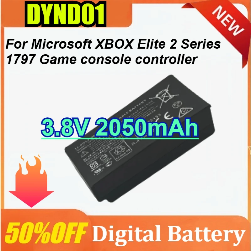 New DYND01 3.8V 2050mAh Battery for Microsoft XBOX Elite 2 Series 1797 Game Console Controller Battery
New DYND01 3.8V 2050mAh Battery for Microsoft XBOX Elite 2 Series 1797 Game Console Controller Battery