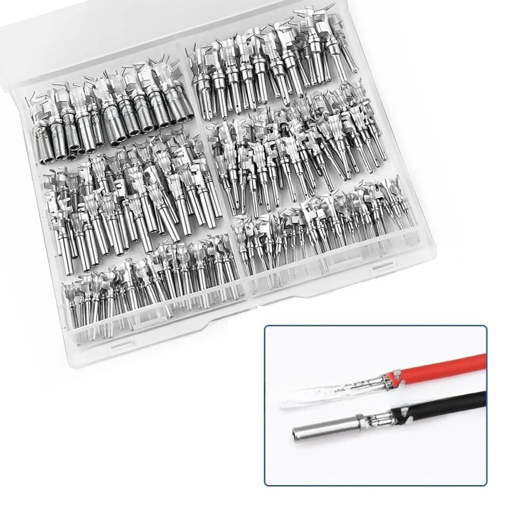 180PCS Automotive Connector Pin Harness Terminal Kit Includes A Variety Of Sizes (12, 16, 20) Of Male Pins And Female Sockets
180PCS Automotive Connector Pin Harness Terminal Kit Includes A Variety Of Sizes (12, 16, 20) Of Male Pins And Female Sockets