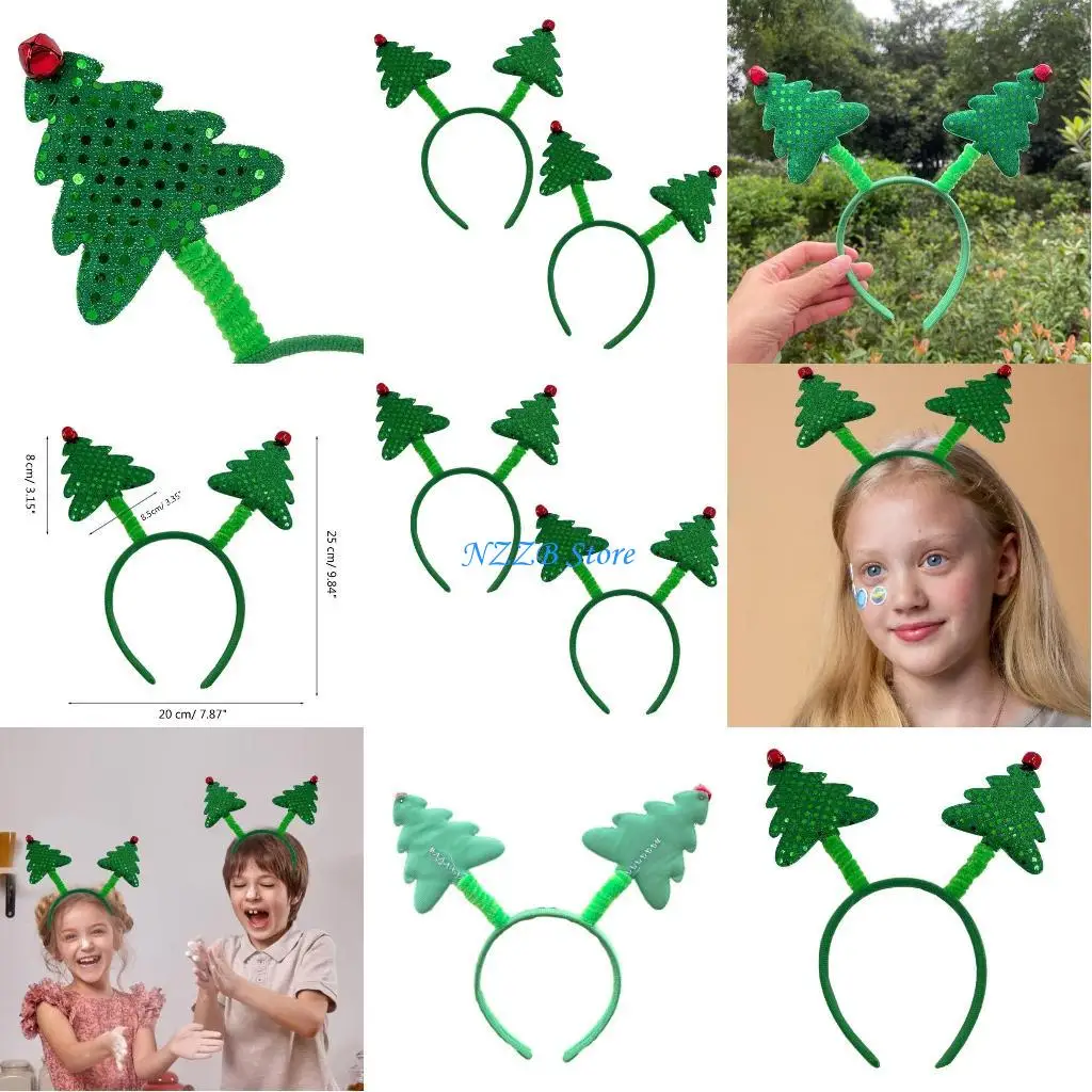 T21F Shinning Christmas Tree Hairband Woman Headband Sequins Bling Hair Supplies
T21F Shinning Christmas Tree Hairband Woman Headband Sequins Bling Hair Supplies