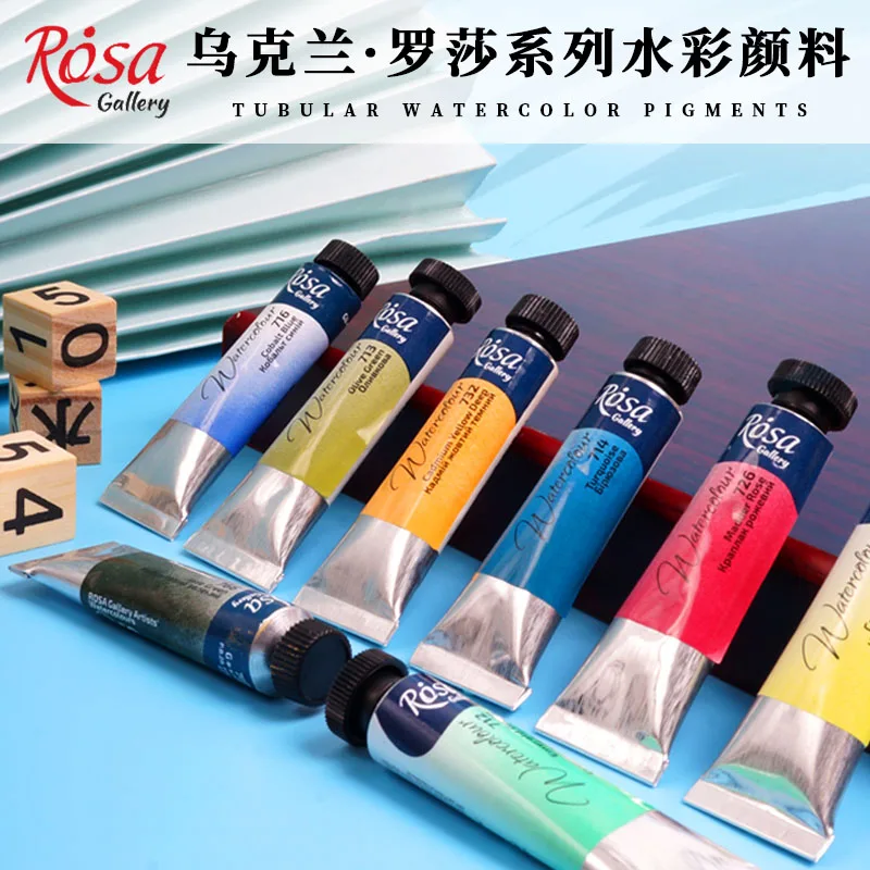 Ukraine Imported ROSA Artist Watercolor Paint Tubes 10ml Transparent Watercolor Paint Portable Student Supplies Art Supplies
Ukraine Imported ROSA Artist Watercolor Paint Tubes 10ml Transparent Watercolor Paint Portable Student Supplies Art Supplies