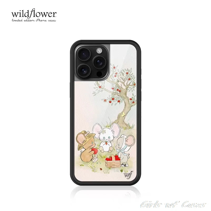 Wildflower Girls Mice Friends Phone Case for iPhone 12 13 14 15 16 Pro Max Plus 16Pro wf Outdoor picnic camp Cover Funda
Wildflower Girls Mice Friends Phone Case for iPhone 12 13 14 15 16 Pro Max Plus 16Pro wf Outdoor picnic camp Cover Funda