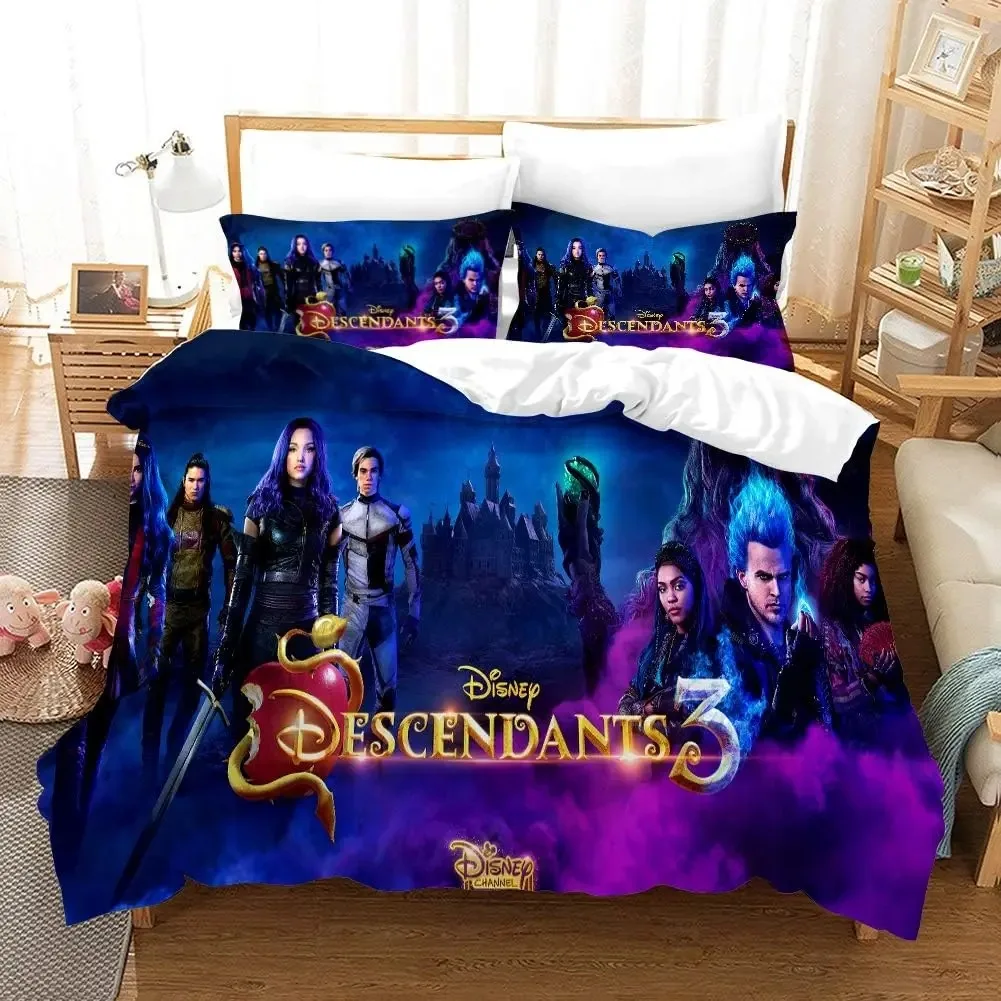 Disney-Descendants 3 Bedding Set for Teenagers and Children, Duvet Cover Set, Soft Comforter, Quilt Cover, Pillowcase
Disney-Descendants 3 Bedding Set for Teenagers and Children, Duvet Cover Set, Soft Comforter, Quilt Cover, Pillowcase