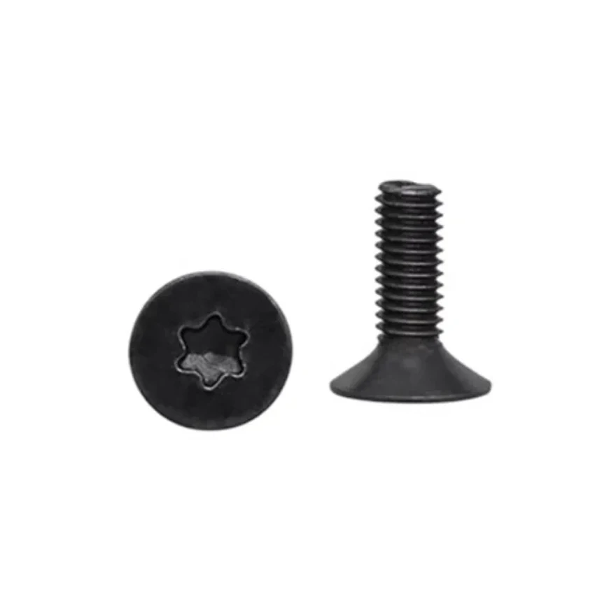 10000 шт. M3 * 14 M3x14, черный стальной болт класса 10,9, плоский CSK с потайной головкой T10 Torx
10000 шт. M3 * 14 M3x14, черный стальной болт класса 10,9, плоский CSK с потайной головкой T10 Torx