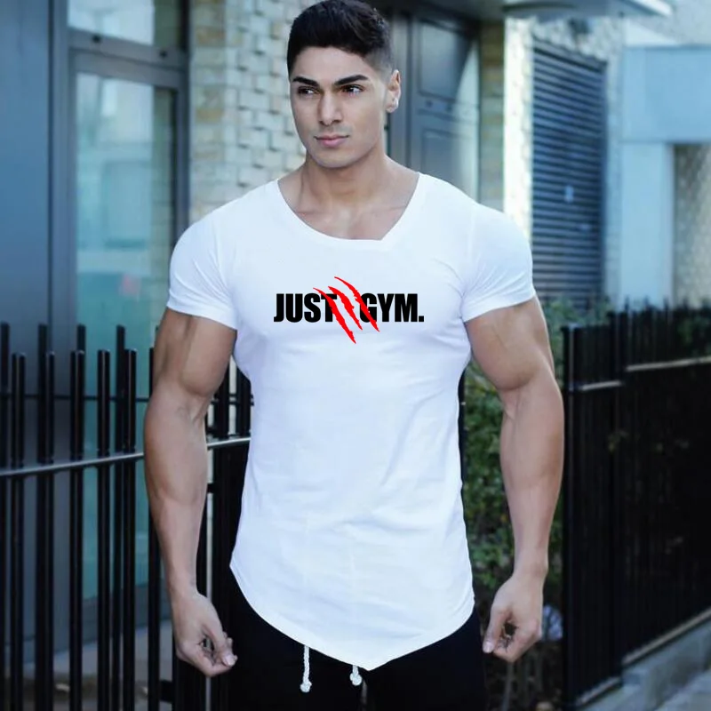 Men Summer Cotton Breathable Short Sleeve T-Shirt Gym Bodybuilding Fitness Workout Muscle Shirts Casual High Quality print Tops
Men Summer Cotton Breathable Short Sleeve T-Shirt Gym Bodybuilding Fitness Workout Muscle Shirts Casual High Quality print Tops