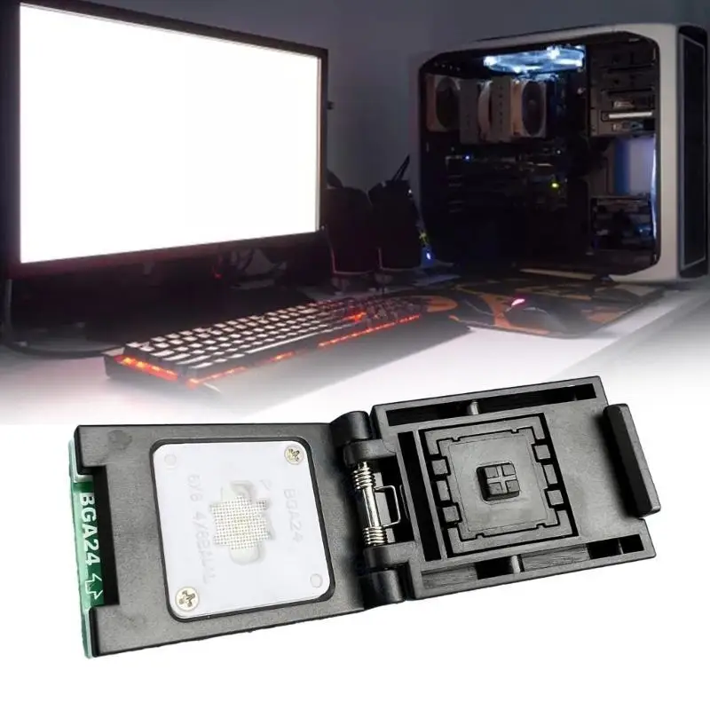 652F Innovative BGA24 to DIP8 Adapter Socket for Programming
652F Innovative BGA24 to DIP8 Adapter Socket for Programming