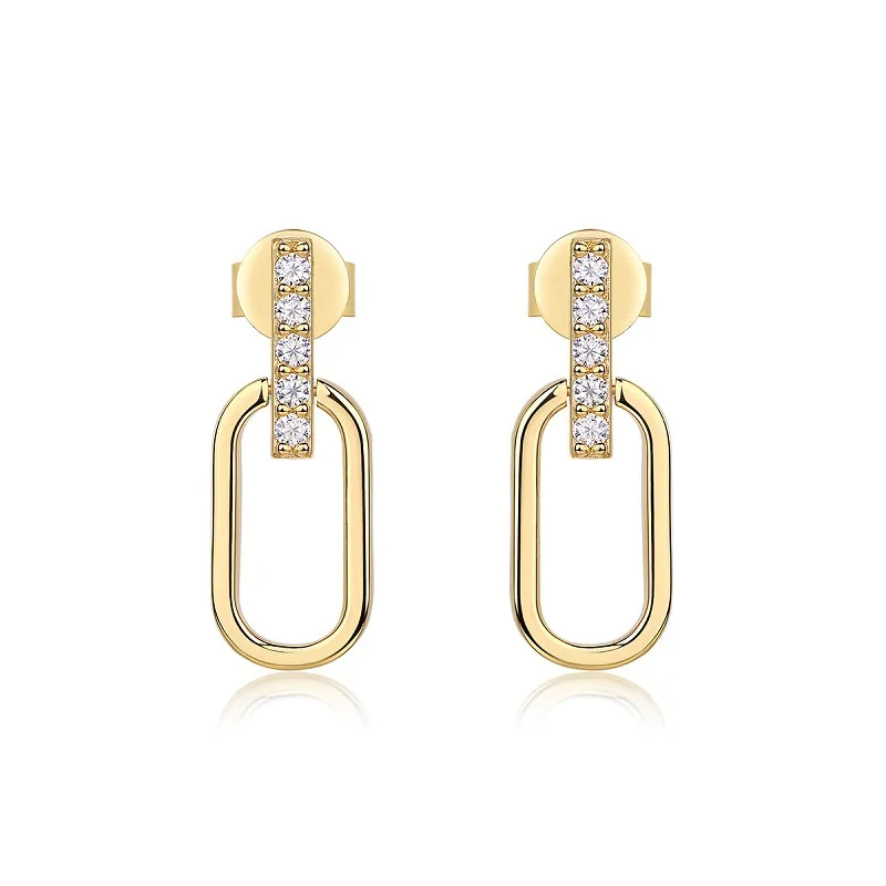 925 Silver Hoops Women Moissanite Yellow Gold Color Earrings Engagement Fine Jewelry
925 Silver Hoops Women Moissanite Yellow Gold Color Earrings Engagement Fine Jewelry