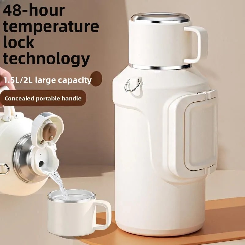 Large Capacity 316 Stainless Steel Insulated Water Bottle Portable Outdoor Men's Car Carrier Refreshing Pattern Chinese Style
Large Capacity 316 Stainless Steel Insulated Water Bottle Portable Outdoor Men's Car Carrier Refreshing Pattern Chinese Style